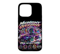 Voiture Midnight Overdrive Street Racing Turbo Drift Coque pour iPhone 15 Pro Max