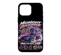 Voiture Midnight Overdrive Street Racing Turbo Drift Coque pour iPhone 16 Pro Max