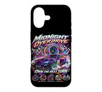 Voiture Midnight Overdrive Street Racing Turbo Drift Coque pour iPhone 17