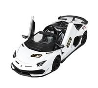 Voiture Miniature 1:18 for Lamborghini Aventador SVJ63 Décapotable Détachable Super Voiture Sport en Alliage Moulé sous Pression Modèle De Voiture Répliques de Voitures(White Box)