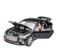 Voiture Miniature 1:24 for Bentley Continental GT Modèle De Voiture Alliage Moulé sous Pression Simulation Modèle Voiture en Métal Son Et Lumière Modèle en Alliage(Black-Boxed)