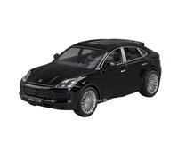 Voiture Miniature 1:24 for Cayenne 911 TurboS Modèle De Voiture Mini Métal Moulé sous Pression Tirer Le Son Et La Lumière Peut Ouvrir La Porte Modèle en Alliage(Cayenne Black)