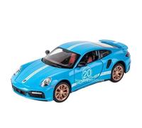 Voiture Miniature 1:24 for Cayenne 911 TurboS Modèle De Voiture Mini Métal Moulé sous Pression Tirer Le Son Et La Lumière Peut Ouvrir La Porte Modèle en Alliage(TurboS Blue)