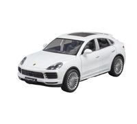 Voiture Miniature 1:24 for Cayenne 911 TurboS Modèle De Voiture Mini Métal Moulé sous Pression Tirer Le Son Et La Lumière Peut Ouvrir La Porte Modèle en Alliage(Cayenne White)
