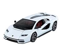Voiture Miniature 1:24 for Lamborghini SVJ 63 Countach LPI800-4 Modèle De Voiture Mini Voiture De Sport Légère Véhicule De Musique Modèle en Alliage(LPI800-4 White)