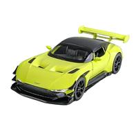 Voiture Miniature 1:32 for Aston Martin Vulcan Super Voiture Sport Alliage Moulé Pression Modèle Voiture Décoration Intérieure avec Lumière Répliques de Voitures(Green Box)