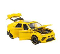 Voiture Miniature 1:32 for Lamborghini Urus Simulation Voiture Sport Alliage Métal Moulé sous Pression Modèle Voiture Lumière Tirer vers L'arrière Répliques de Voitures(Yellow)