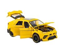 Voiture Miniature 1:32 for Lamborghini Urus SUV Alliage Modèle Voiture Sport Modèle Voiture Métal Moulé sous Pression Simulation Modèle Exquis Répliques de Voitures(Yellow No Box)