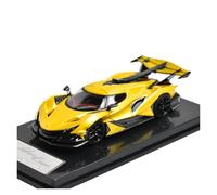 Voiture Miniature Alliage À L'échelle 1:64 Représentant Le Dieu Soleil Apollon Modèle Réduit Voiture Sport pour Jeu Mode(Yellow)