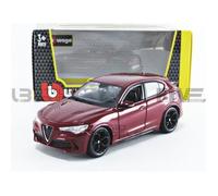 Voiture Miniature - BBURAGO - ALFA-ROMEO Stelvio - 2017 - Rouge - 1/24