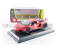 Voiture Miniature - BBURAGO - LAMBORGHINI Aventador LP 750-4 SV - 2016 - Rouge - 1/24