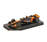 Voiture miniature Bburago - McLaren F1 Team MCL38 81 Oscar Piastri, avec casque 1:43