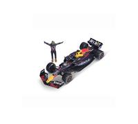 Voiture miniature - Bburago - Red Bull RB19 - 1/24 - Figurine Max Verstappen - Bleu