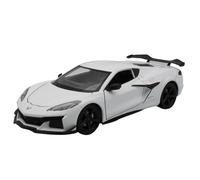 Voiture Miniature Compatible avec Chevrolet Corvette Z06 1:24 Blanc Welly