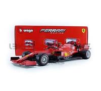 Voiture Miniature de Collection 1-18 - FERRARI F1 SF1000 2020 - Leclerc - Red - 16808L