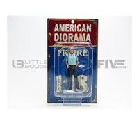 Voiture Miniature de Collection AMERICAN DIORAMA 1-18 - FIGURINES Detective 2 - Marron / Black - 23892 Marron G