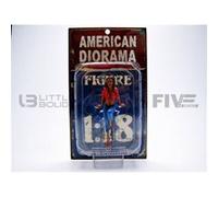Voiture Miniature de Collection AMERICAN DIORAMA 1-18 - FIGURINES Hanging Out - Wendy - Rose / Bleu - 23854 - Resin G