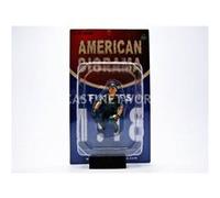 Voiture Miniature de Collection AMERICAN DIORAMA 1-18 - FIGURINES Mecanicien - Scott - Blue - 23793 G