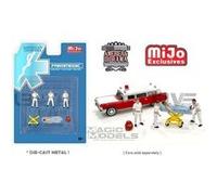 Voiture Miniature de Collection AMERICAN DIORAMA 1-64 - FIGURINES Paramedic Figurines Set - - 76467 G