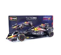 Voiture Miniature de Collection - BBURAGO 1/18 - RED BULL RB19 - Season Car World Champion 2023 - Red / Blue / Yellow - 18003V-1