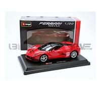 Voiture Miniature de Collection BBURAGO 1-24 - FERRARI LaFerrari - 2014 - Rouge - 26001R Rouge G