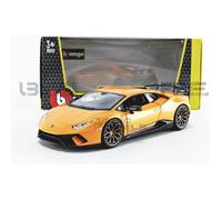 Voiture Miniature de Collection - BBURAGO 1/24 - LAMBORGHINI Huracan Performante - 2019 - Orange - 21092OR