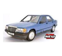 Voiture Miniature de Collection - BBURAGO 1/24 - MERCEDES-BENZ 190E - Blue