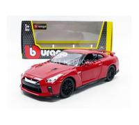 Voiture Miniature de Collection - BBURAGO 1/24 - NISSAN GT R - 2017 - Rouge - 21082R