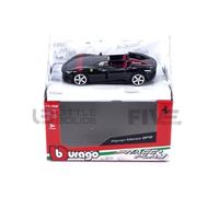 Voiture Miniature de Collection - BBURAGO 1/43 - FERRARI Monza SP2 Convertible - Noir - 36049BK
