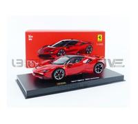 Voiture Miniature de Collection - BBURAGO - FERRARI SF90 Stradale - Rouge - 1/43 - Signature Series