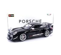 Voiture Miniature de Collection - BBURAGO - PORSCHE 911 997 GT3 RS 4.0L - 1/18 - Noir - Réf. 11036BK