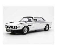 Voiture miniature de collection - BMW 3.0 CSL / E09 1972 - Échelle 1/18 - Chamonix White - Monté résine