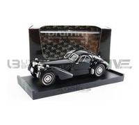 Voiture Miniature de Collection BRUMM 1-43 - BUGATTI Tipo 57 Atlantic - Black - R088-01 G