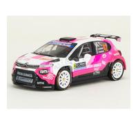 Voiture miniature de collection - Citroën C3 Rally2 Monte Carlo 2025 - IXO 1/43
