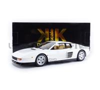 Voiture miniature de collection - FERRARI Testarossa (US Version, 1984) - Échelle 1/18 - Blanc - KK Scale Models