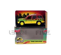 Voiture miniature de collection - FORD Explorer Jurassic Park 1993 - Échelle 1/32 - Vert/rouge - Réplique fidèle