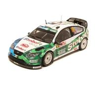 Voiture miniature de collection - Ford Focus RS WRC Monte-Carlo 2008 - IXO 1/43