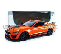 Voiture Miniature de Collection - FORD - Shelby GT500 Mustang - 2020 - Orange - 1/18