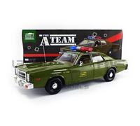 Voiture Miniature de Collection - GREENLIGHT COLLECTIBLES 1/18 - PLYMOUTH U.S Army - The A-Team 1977 - Vert