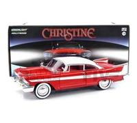 Voiture Miniature de Collection GREENLIGHT COLLECTIBLES 1-24 - PLYMOUTH Fury Christine - 1958 - Red / White - 84071 - Metal G