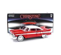 Voiture Miniature de Collection - GREENLIGHT COLLECTIBLES 1/24 - PLYMOUTH Fury Christine - 1958 - Red / White - 84071