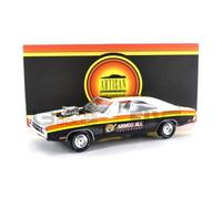 Voiture miniature de collection - GREENLIGHT COLLECTIBLES - DODGE Charger 1970 - Échelle 1/18 - Blanc/Noir - Pour adultes