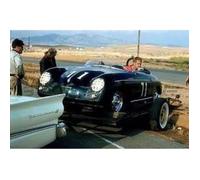 Voiture Miniature de Collection - GREENLIGHT COLLECTIBLES - PORSCHE 356 Speedster - Steve McQueen 1958 - Noir