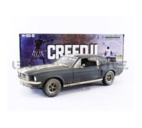 Voiture Miniature de Collection - GREENLIGHT - FORD Mustang Coupe Creed II - Matt Black - 1967