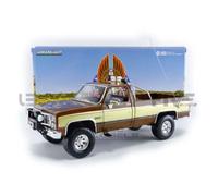 Voiture miniature de collection - GREENLIGHT - GMC K-2500 Sierra Grande Wideside - 1982 - Brown/White - Échelle 1/18