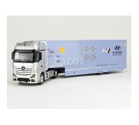 Voiture miniature de collection - IXO - Mercedes Actros MP4 WRC Rally Transporter 2025 - Échelle 1/43 - Métal monté - Réf. TTR036.22
