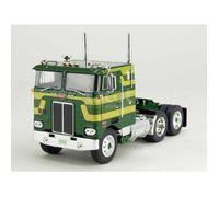 Voiture miniature de collection - IXO - Peterbilt 352 Pacemaker Tracteur 1979 - Échelle 1/43 - Monté métal - Vert/Gold Stripes