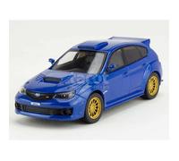Voiture miniature de collection - IXO - Subaru Impreza WRX STi Custom Version 2009 - Bleu - Échelle 1/43 - Métal monté