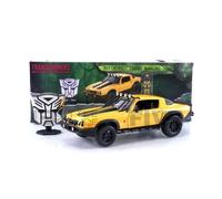 Voiture Miniature de Collection - JADA TOYS 1/24 - CHEVROLET Camaro Transformers Bumblebee - 1977 - Yellow / Black - 34263Y