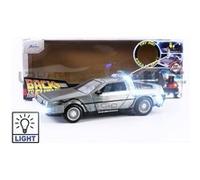 Voiture Miniature de Collection JADA TOYS 1-24 - DE LOREAN Back to the Future I Time Machine 1985 Silver - 32911S - Metal G